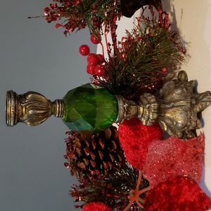 Antique shabby chic candle holder